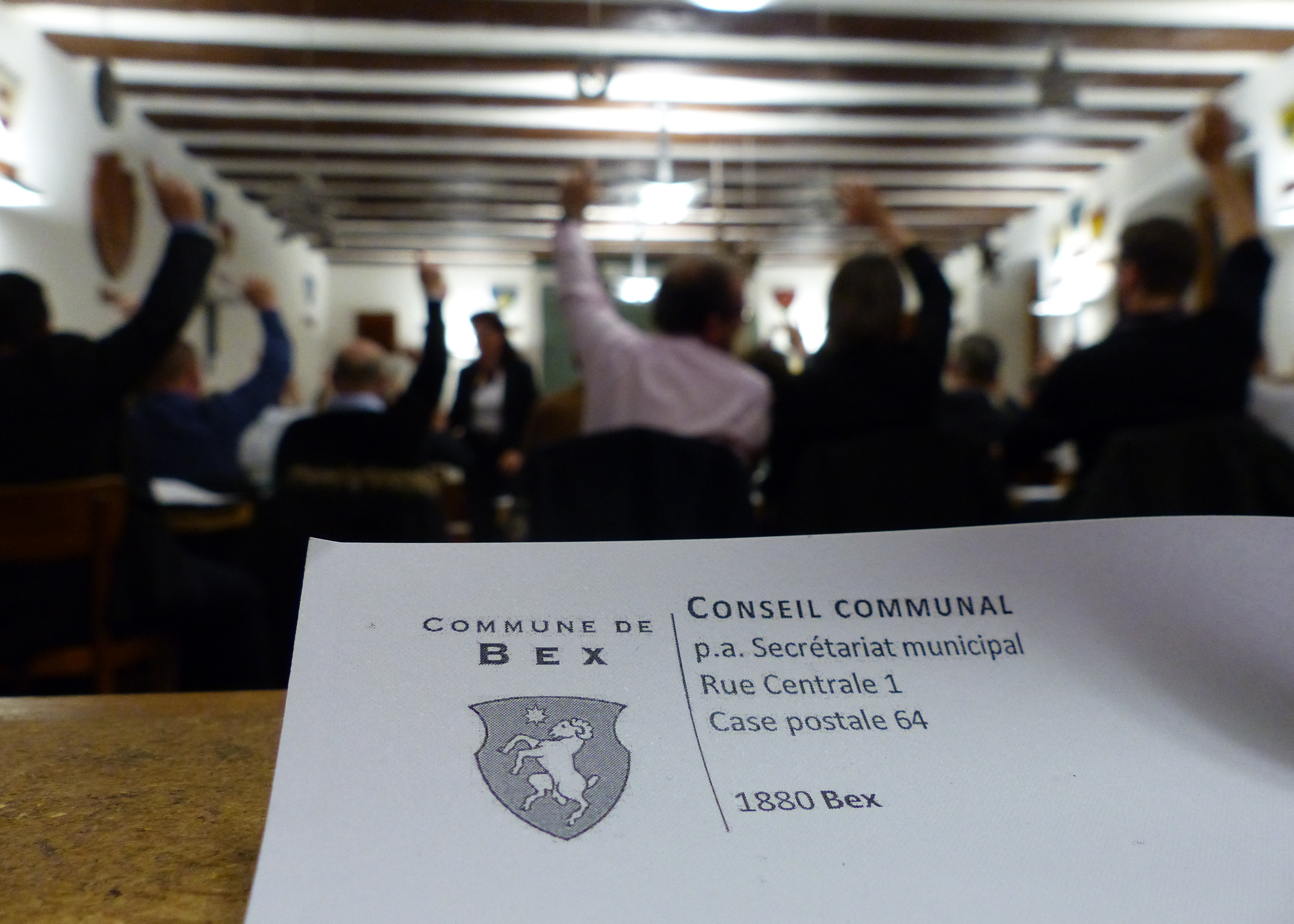 Séance sans histoire, hier, pour le Conseil communal de Bex